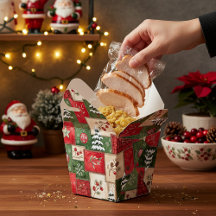 Land-Landhaus-Weihnachtsmuster