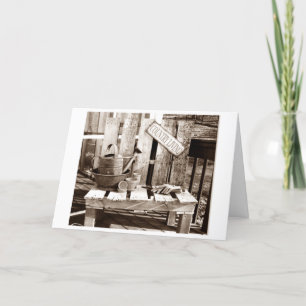 "LAND LIVING" GLÜCKLICHE GEBURTSKARTE KARTE