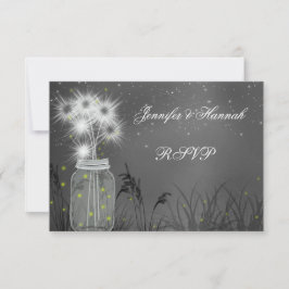 Land Mason Jar, Lüster, Halbpension RSVP Karte