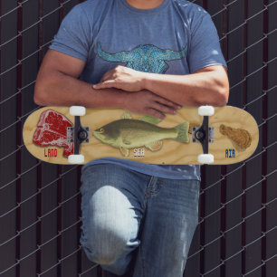 Land, Meer und Luft Skateboard