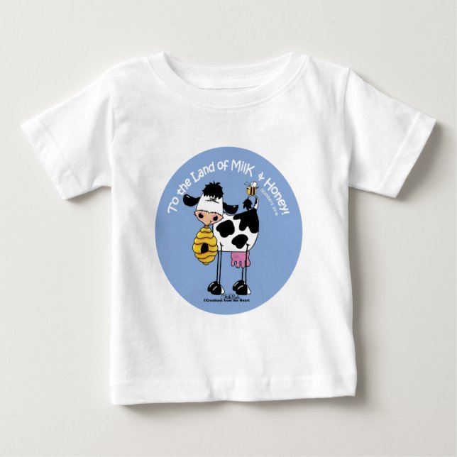 Land Milch und Honig Baby T-shirt (Vorderseite)