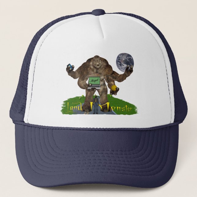 Land-Monster Truckerkappe (Vorderseite)