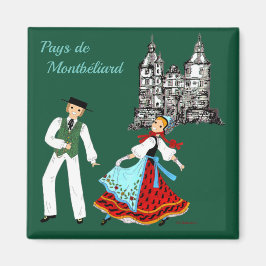 Land Montbéliard, County, Frankreich Magnet