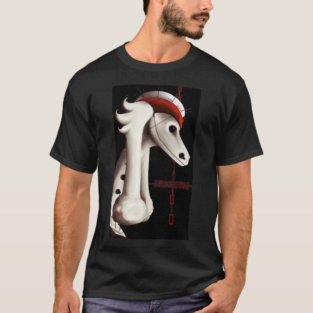 Land Negative Francine Portrait T-Shirt (Vorderseite)