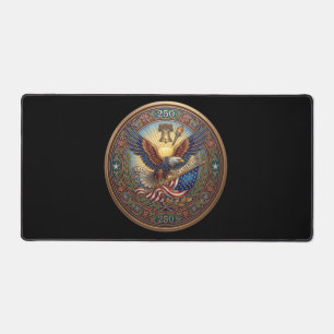 "LAND OF LIBERTY EAGLE 250" Medaillon-Schreibtisch Schreibtischunterlage
