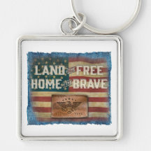 Land of the Free - Keychain