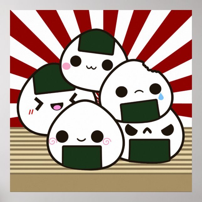 Land of the Rising Onigiri Poster (Vorne)