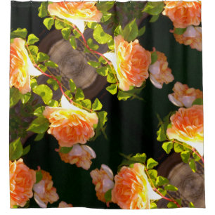 Land Peach-Rose Duschvorhang