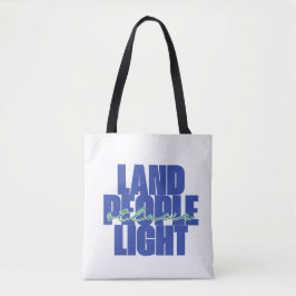 Land People Light | St. Lucia Blauer und grüner Te Tasche