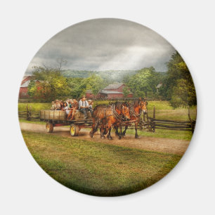 Land - Pferd - Das Leben ist ein Genuss Magnet