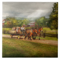 Land - Pferd - die Vergnügen des Lebens