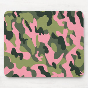 Land Pink Grüne Armee Camo Tarnmuster Mousepad