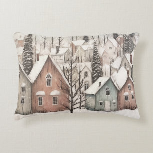 Land/Primitive Häuser ACCENT PILLOW Dekokissen