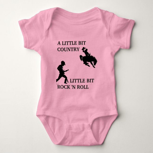 Land-Rock'n'Roll Baby Strampler (Vorderseite)