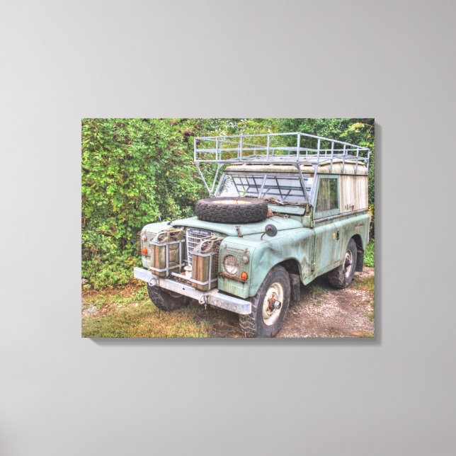 Land Rover Reihe III 109 Leinwanddruck (Vorderseite)