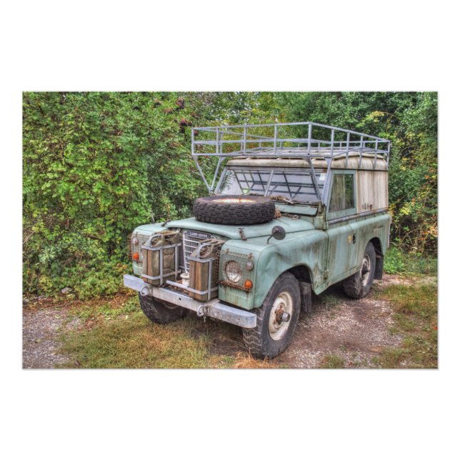 Land Rover Reihe III 109 Poster (Vorderseite)