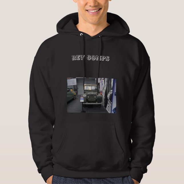 Land-Rover-Serie 1 Hoodie (Vorderseite)