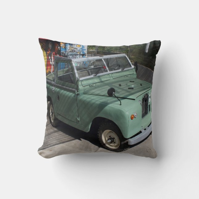Land Rover Series II SWB Kissen (Vorderseite)