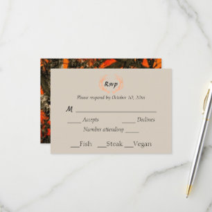 Land Rustikale Antler Camouflage UAWG RSVP Karte