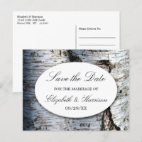 Land Rustikale Birkenbaum Hochzeit retten das Datu
