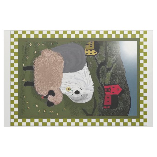 Land-Schäferhund Stoff (Yard (91,4 cm))