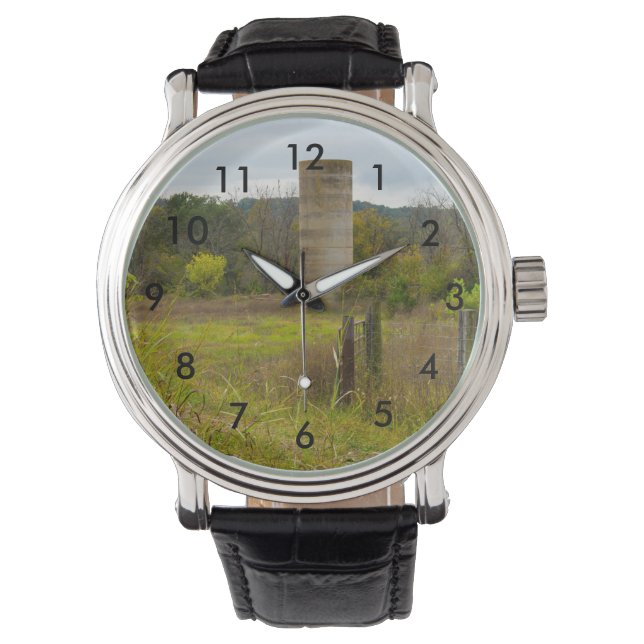 Land Silo Armbanduhr (Vorderseite)