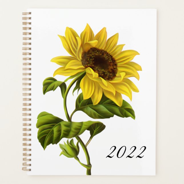 Land Sonnenblumen 2022 Planer (Vorderseite)
