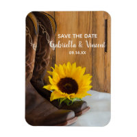 Land Sonnenblumen Western Hochzeit Save the Date