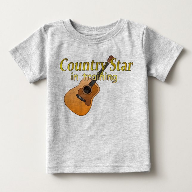 Land-Stern im Training Baby T-shirt (Vorderseite)