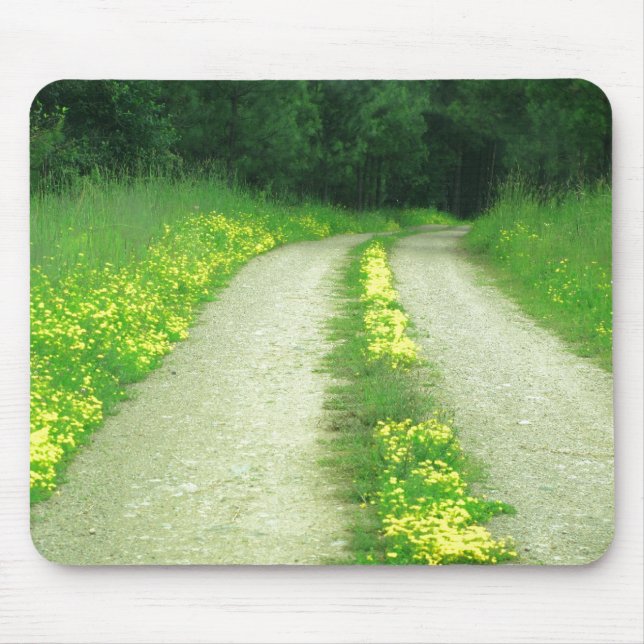 Land-Straße Mousepad (Vorne)