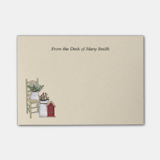 Land-Stuhl-Post-Itanmerkungen Post-it Klebezettel