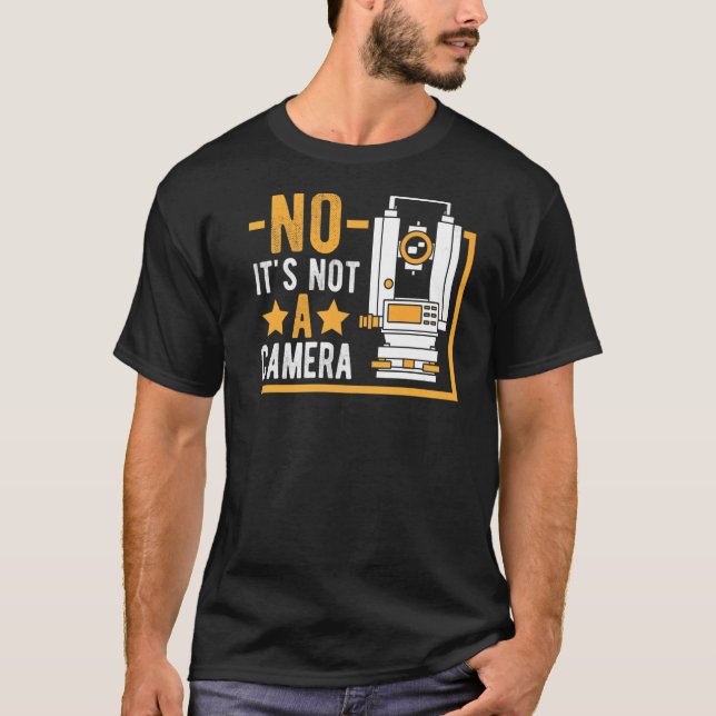 Land Surveving Theodolite Surveying Tripod Land Su T-Shirt (Vorderseite)