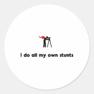 Land Surveys Helden Runder Aufkleber