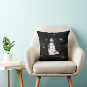 Land-ursprüngliches Schneemann-Kissen Kissen