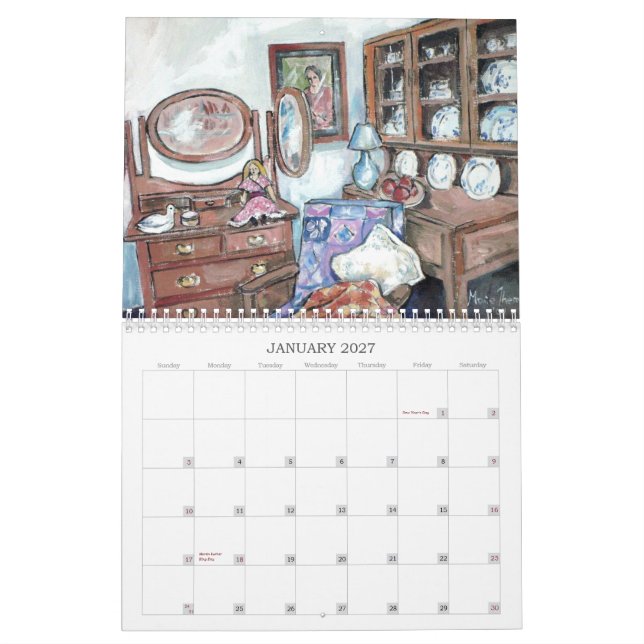 Land-Vergnügen Kalender (Jan 2027)