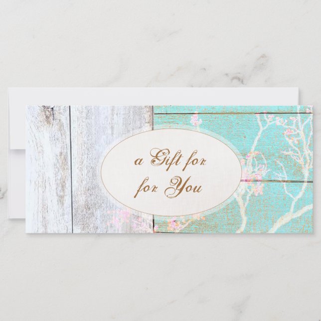 Land Vintag, Boutique Geschenkgutschein (Vorderseite)