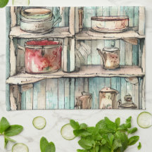 Land Vintage handgezeichnete rustikale Kunstwerke