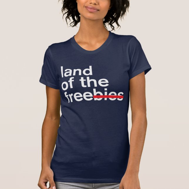 Land vom freien/von der Dunkelheit T-Shirt (Vorderseite)