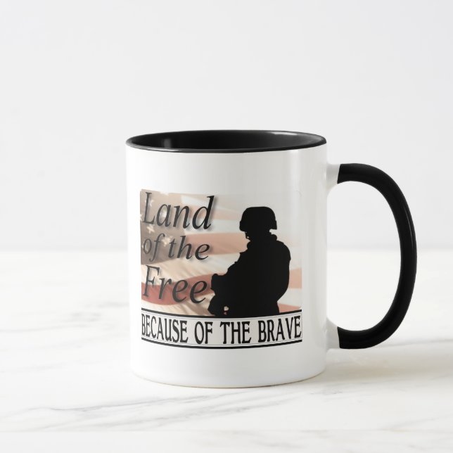 Land vom freien wegen des tapferen tasse (Rechts)