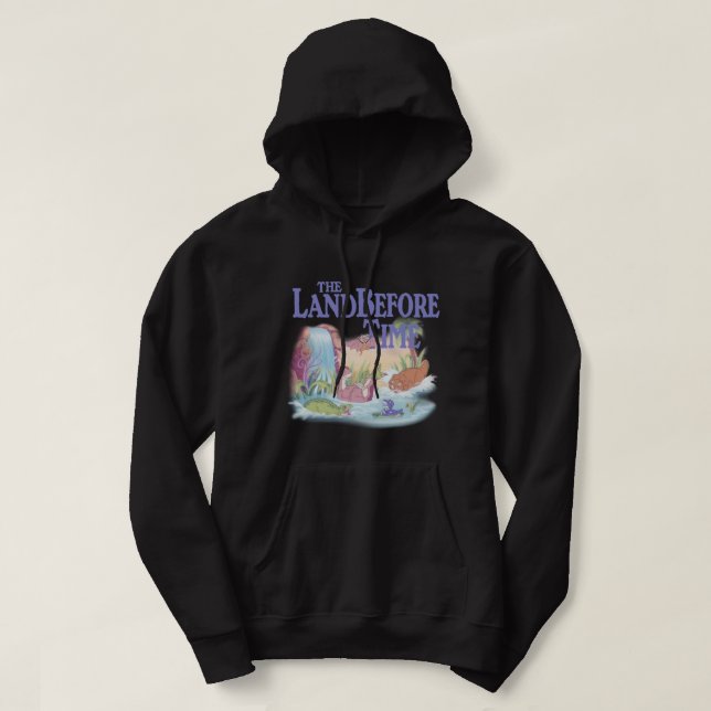 Land vor der Zeit Pastel Dinosaurier Freunde Splas Hoodie (Design vorne)