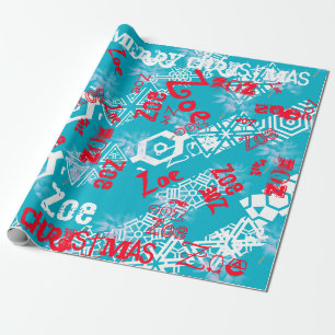 Land-Weihnachten-Winter-Geschenkverpackung Name än Geschenkpapier