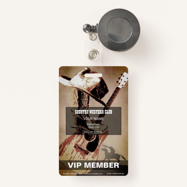 Land-Western Ausweis (Vorderseite mit Rechteck)