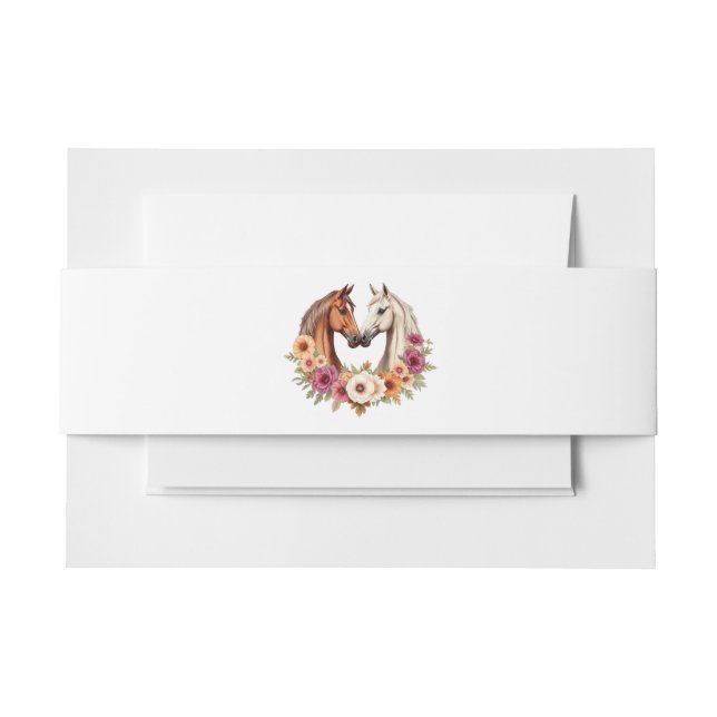 Land Western Pferde Einladungsbanderole (Vorderseite Beispiel)