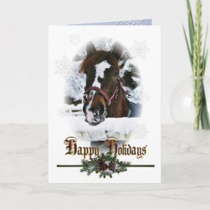 Land-Western-Weihnachtsfeiertags-Karten Feiertagskarte