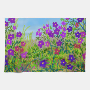 Land-Wildblumen-Küchen-Tuch des Mittelwestens Handtuch