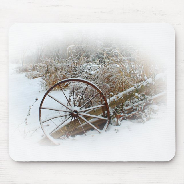 Land-Winter Mousepad (Vorne)