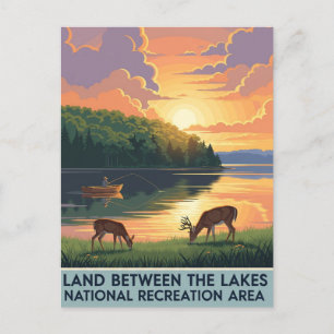 Land zwischen den Seen Kentucky Postkarte