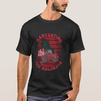 Landarbeiter Santa Bauer Agriculturist Weihnachten T-Shirt