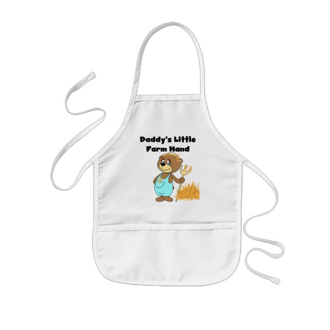 Landarbeiter-T-Shirts und Geschenke des Vatis weni Kinderschürze (Vorne)