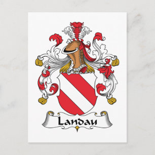 Landau Familienwappen Postkarte